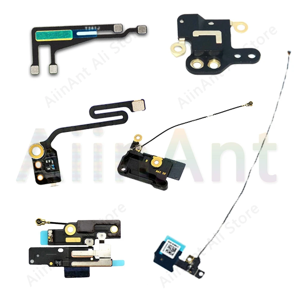 AiinAnt Wifi Flex For iPhone 6 6s Plus 5S SE Wifi Bluetooth NFC WI-FI GPS Signal Antenna Flex Cable Cover Spare Parts