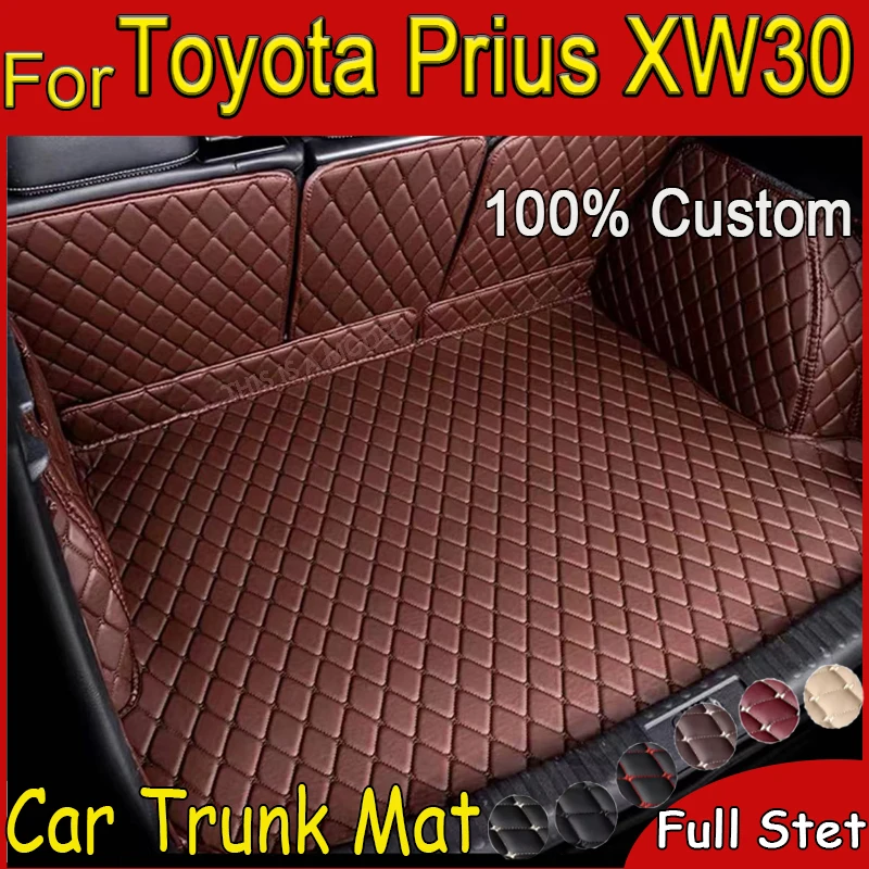

Car Trunk Mats For Toyota Prius XW30 2010 2011 2012 2013 2014 2015 Waterproof Dedicated Car Trunk Mats Car Accessories Interior
