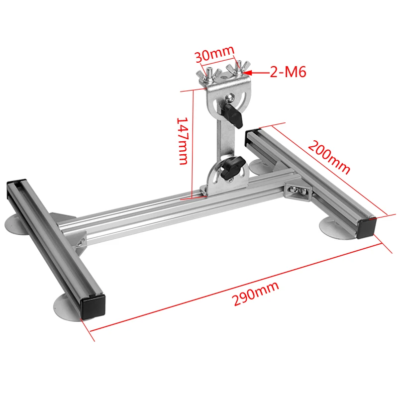 DIY Linear Actuator Simple Bracket Adjustable Angle Linear Reciprocating Motor Bracket Accessories With Suction Cup