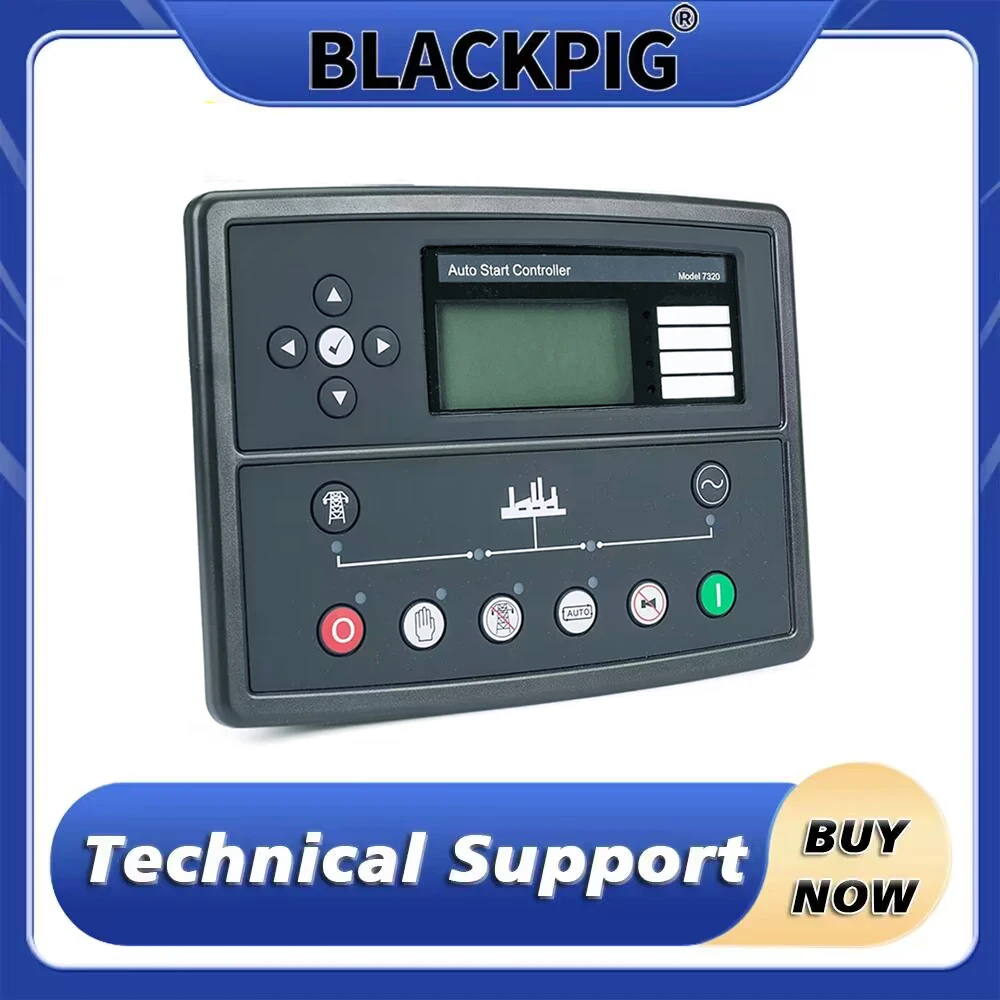 2024 Copy 7320 MKII Generator Auto Start Controller Compatible Deep Sea DSE7320 MKII AMF Mains (Utility) Failure Control Module