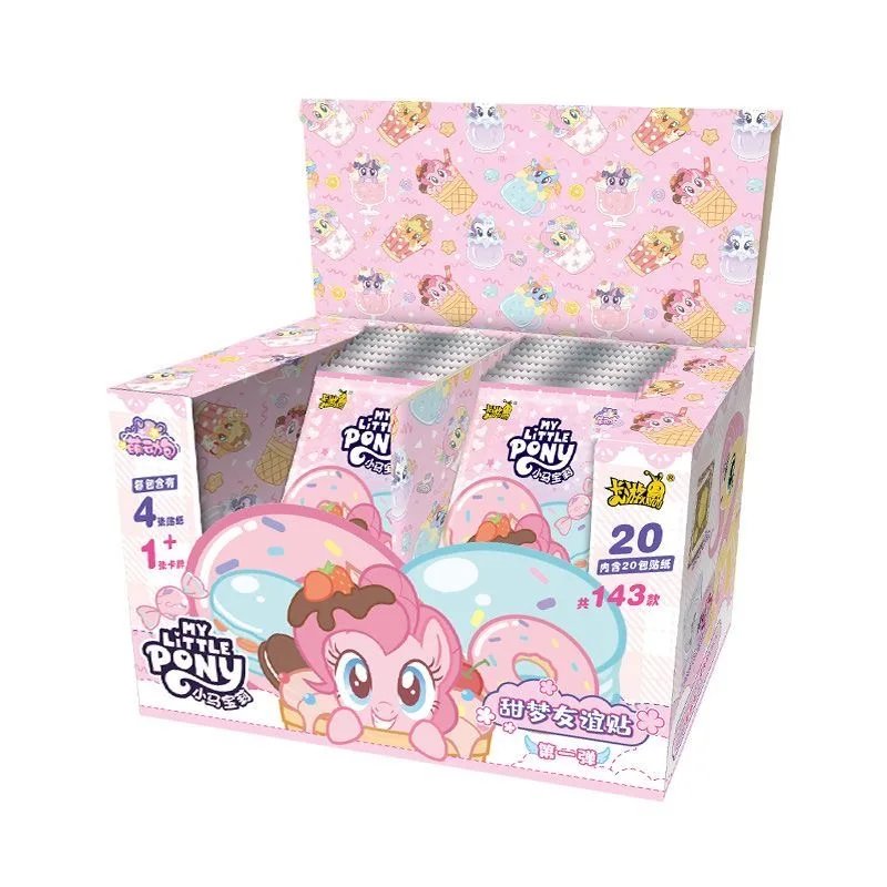 

Authentic KAYOU My Little Pony Sticker Card Sweet Dream Friendship Sticker Cute Series 1 Full Box New Product Collection Card
