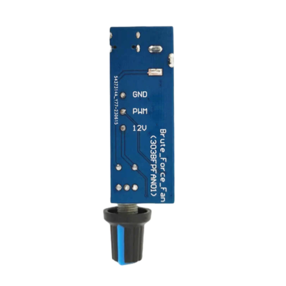DC5V 12V Fan Governor Control Module Knob Control Strong Fan Drive Board PWM Governor 0-100% Adjustable Fan Speed Control Board