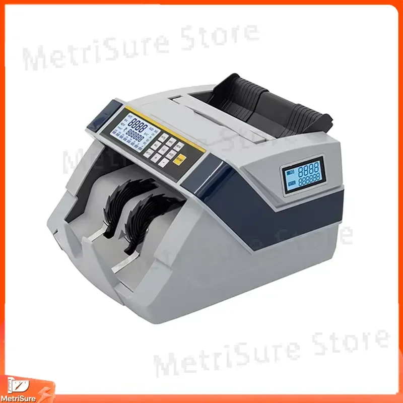 Hot Indian Banknote Counter with UV MG MT Infrared Color Sensor Mixed Value Currency Counter for Cash Sorting Counting