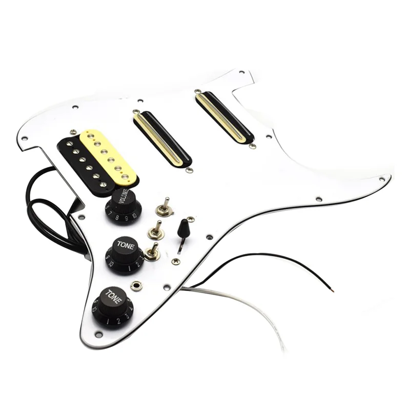

ST Electric Guitar Pickguard Pickup Wiring Loaded Prewired Pickguard Guitar Pickguard Scratchplate Pickup Assembly HOT