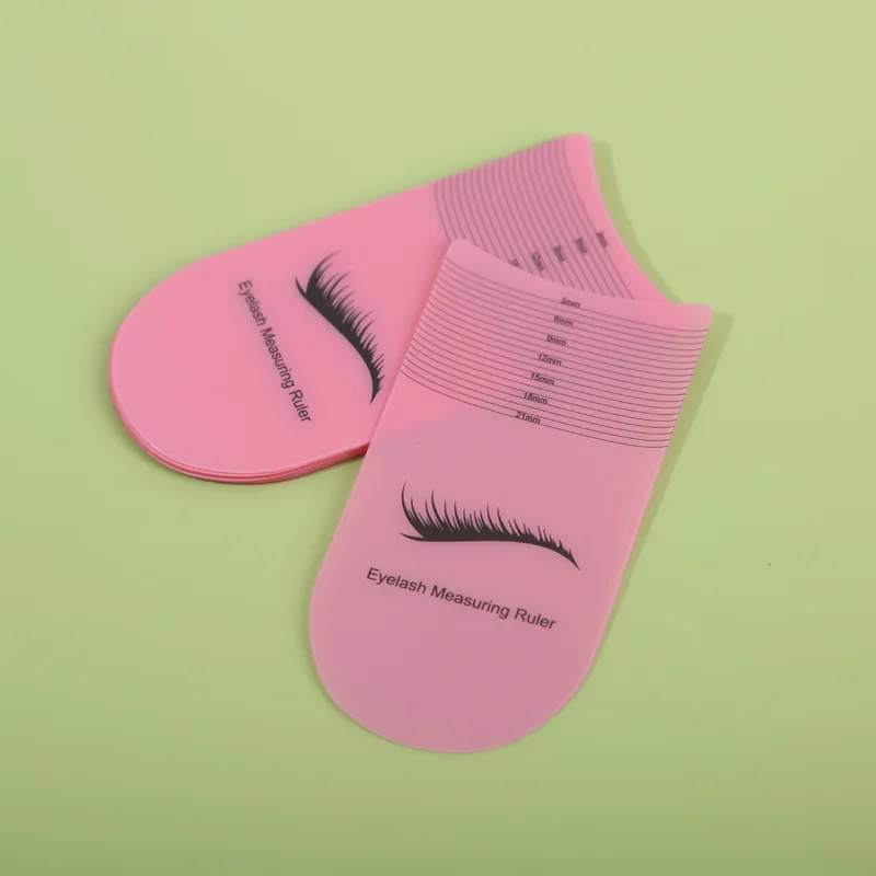 Grafted Eyelash Measuring Tape Eyelash Measuring Tape Eyelash Measuring Tape Pink Locating Tape Measuring Tape Eyelash Measuring