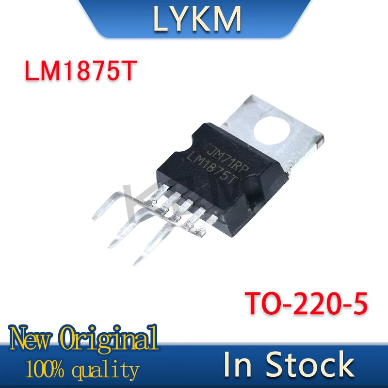 5/PCS New Original LM1875T LM1875 TO-220-5 20W audio power amplifier In Stock