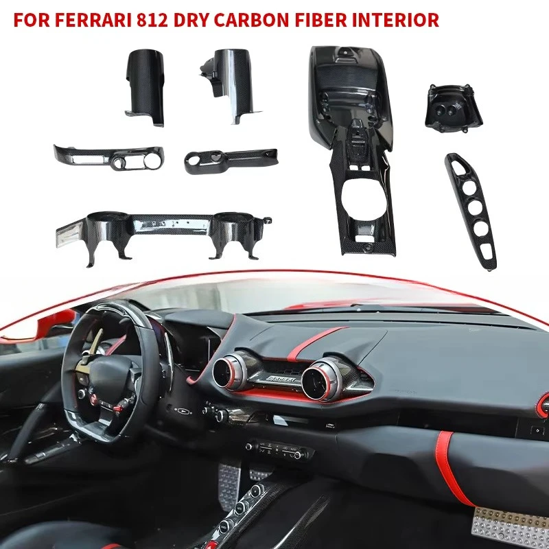 OME Style Dry Carbon Fiber Car Auto Parts Car Interior Kit for 812 InteriorKits