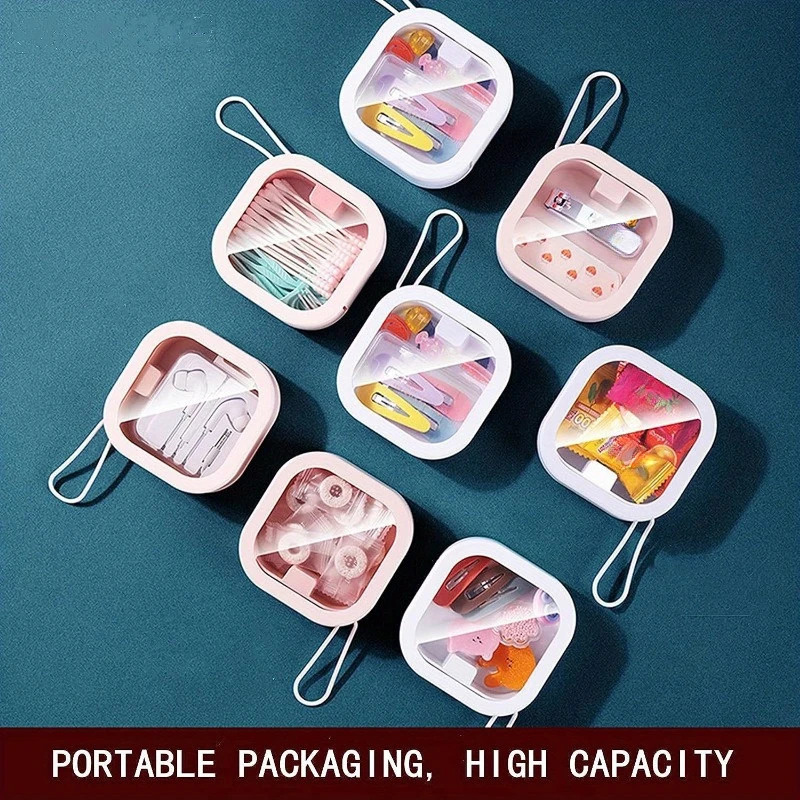 1pc Pink Jewelry Box Portable  - Accessories Travel Jewelry Box 评论和价格
