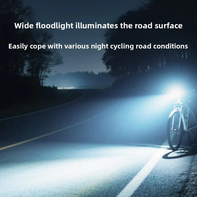 4 وضع 3 خرزة مصباح شاشة ديجيتال دراجة الجبهة ضوء سبائك الألومنيوم مقاوم للماء الطريق الدراجة السوبر مشرق ليلة ركوب مصباح السلامة