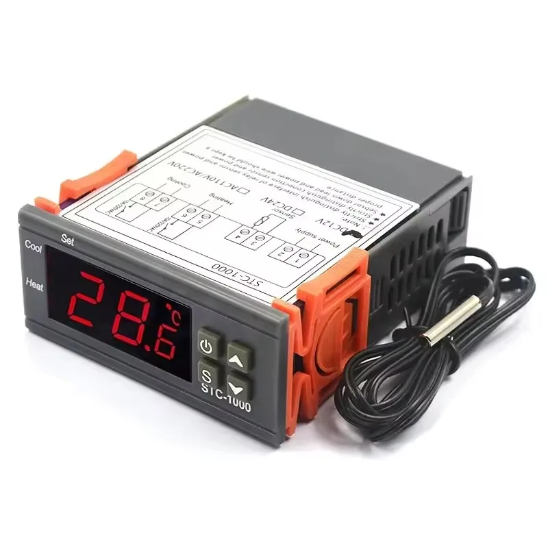 

1 Pc RC-316M 220V10A Digital Thermostat for Incubator Temperature Controller Thermoregulator Relay Heating Cooling