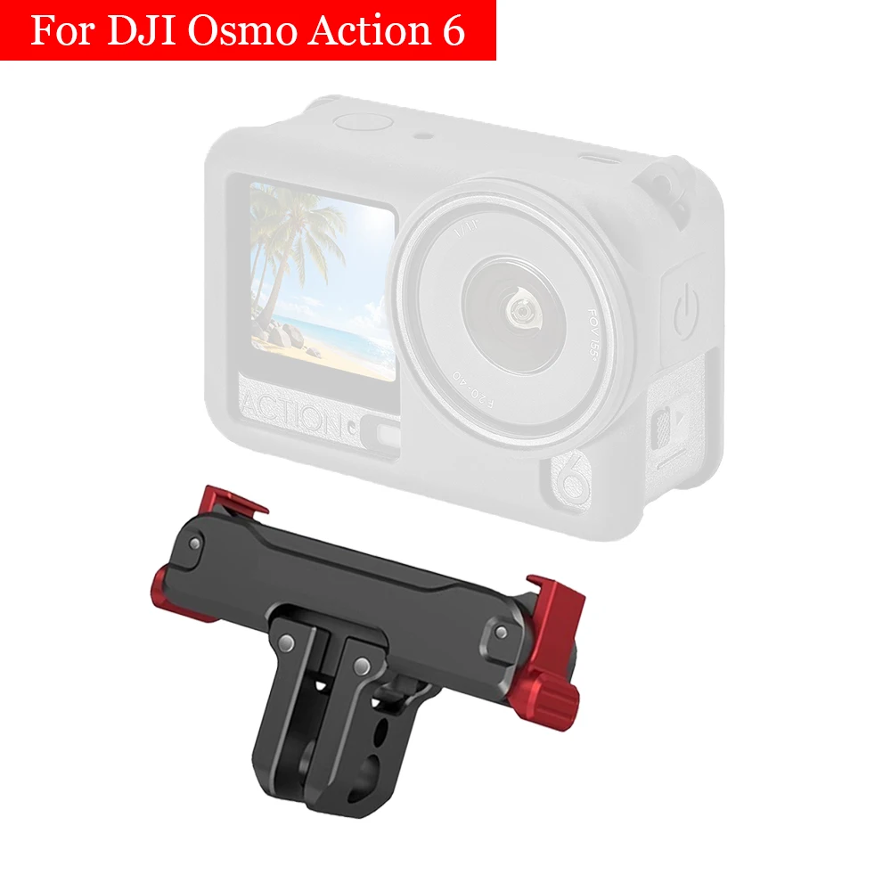 For DJI Osmo Nano/Action 6 Magnetic Adapter Camera Stand Base Quick Release Mount Fixed Stand For Osmo Action6/Nano Accessories
