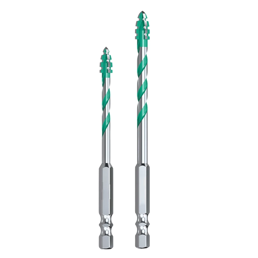 

For Glass 100mm 3.93in Carbide Drill Easy Identification Efficient Drilling High Hardness User-Friendly Design