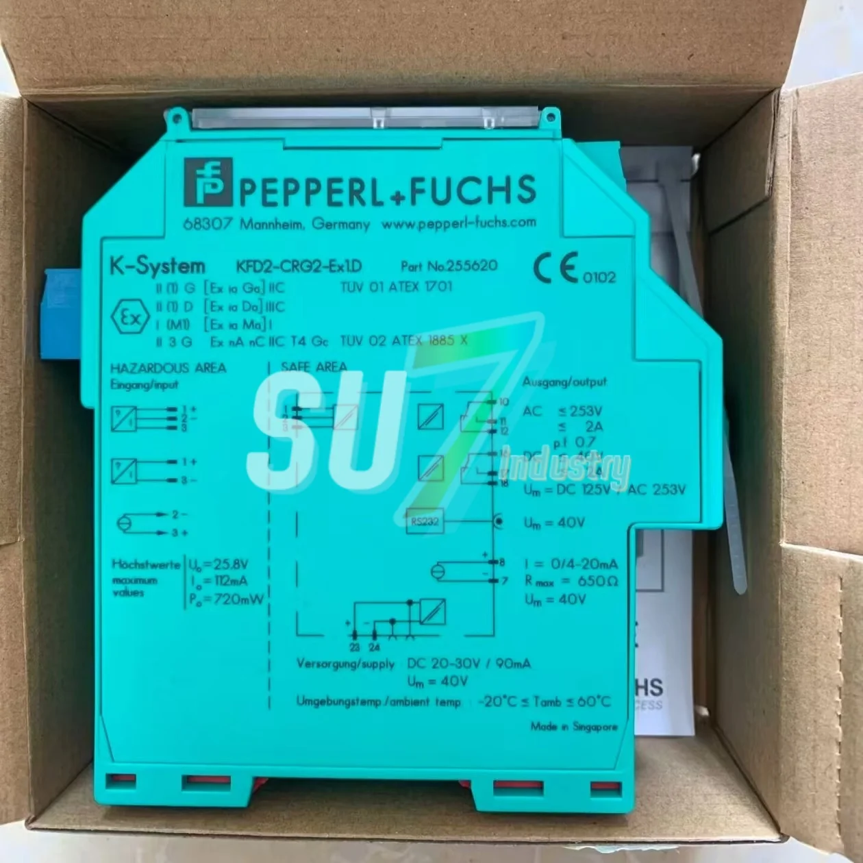 

Transmitter Power Supply KFD2-CRG2-Ex1.D New In Box