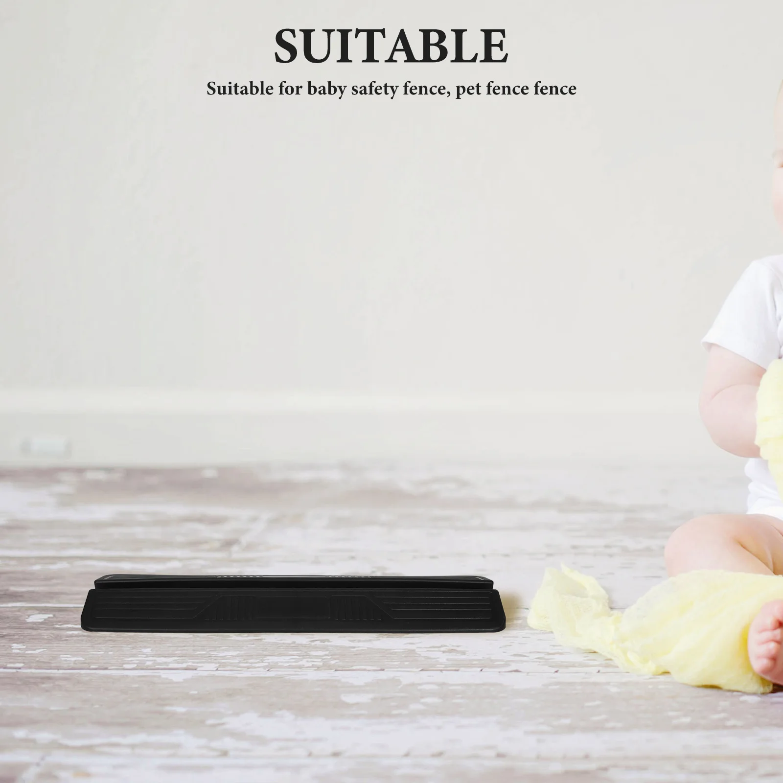 

Safety Door Rail Accessories Baby Gate Fixator Dog Gap Adjustment Strip Stairway Guardrail Pet Fence Kickboard Protector