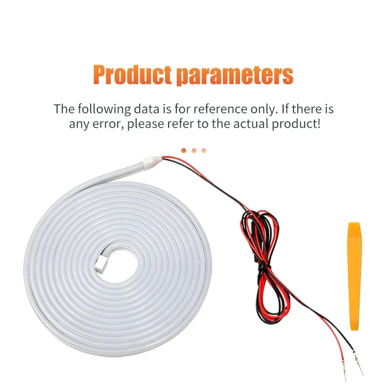 Auto-Kofferraum-LED-Lichtleiste 200cm/400cm Flexible PVC-Dekorationslichtleiste Automatische Induktions-Atmosphärenlampe Universal für SUV – Detail 9