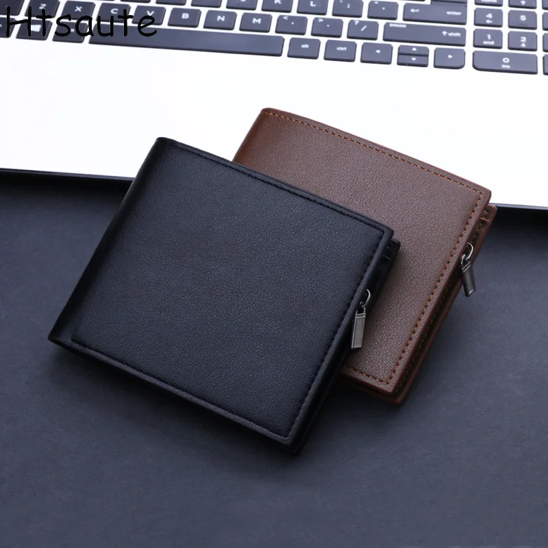 

Men Wallet PU Leather ID Credit Card Holder Clutch Coin Purse Luxury Brand Wallets Frosted Short Wallets Men Wallet Coin Pocket