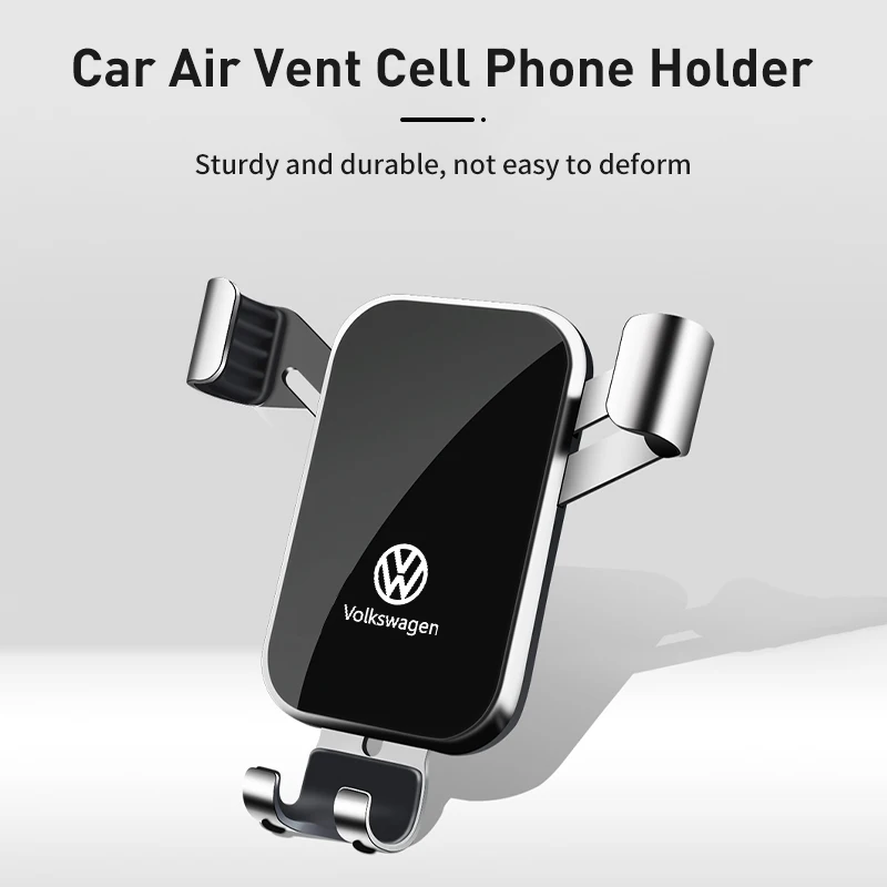 Gravity Car Holder For Phone Air Vent Clip Mount Mobile Cell Stand For VW R Scirocco Jetta Beetle Golf Polo Tiguan Sharan Touran