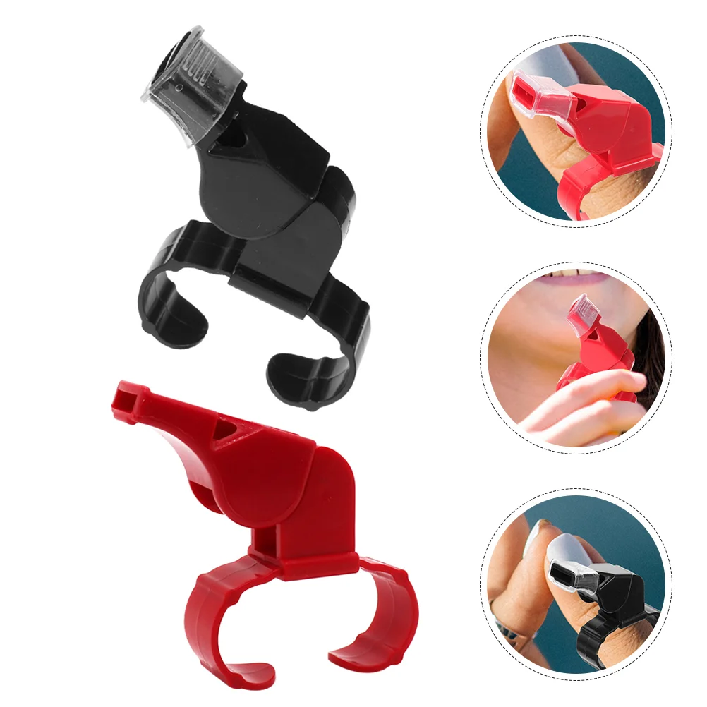 

2 Pcs Outdoor Basketball Football Volleyball Referee High Volume Two-tone Whistle Loud Bulk Abs Sports for Coaches Child