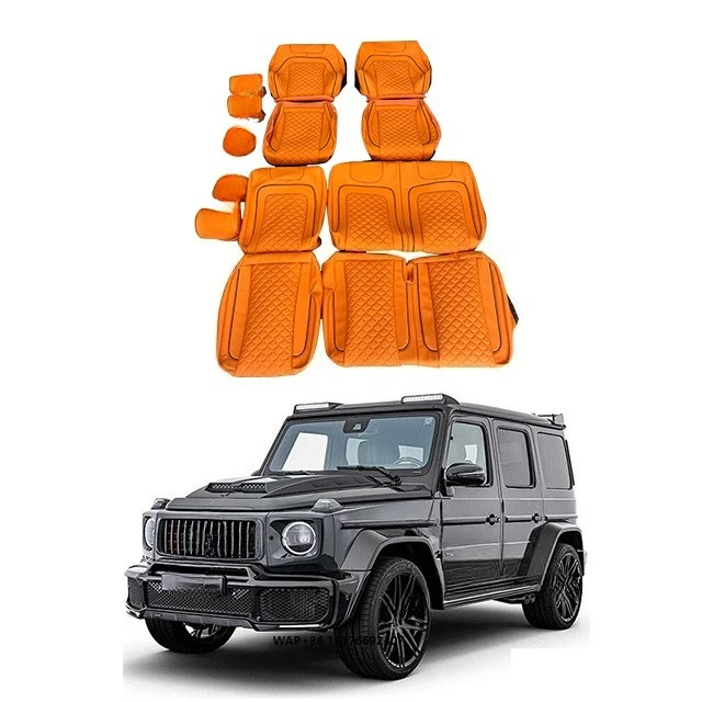 Applicable for  Benzz G-Class Seat Cover Customized Styles and Colors New G-class Seat Nappa Leather Cover Interior Wrap