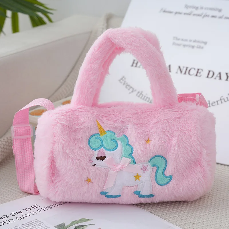 New unicorn children crossbody bag European and American fashion shoulder bag little girl cute handbag