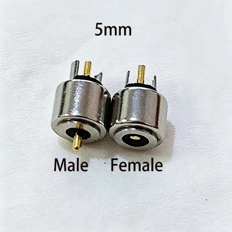 Round Magnetic Connector 12V 2A High Current Strong Magnetic LED Light Power Socket Magnet DC Electronics Charging Connector