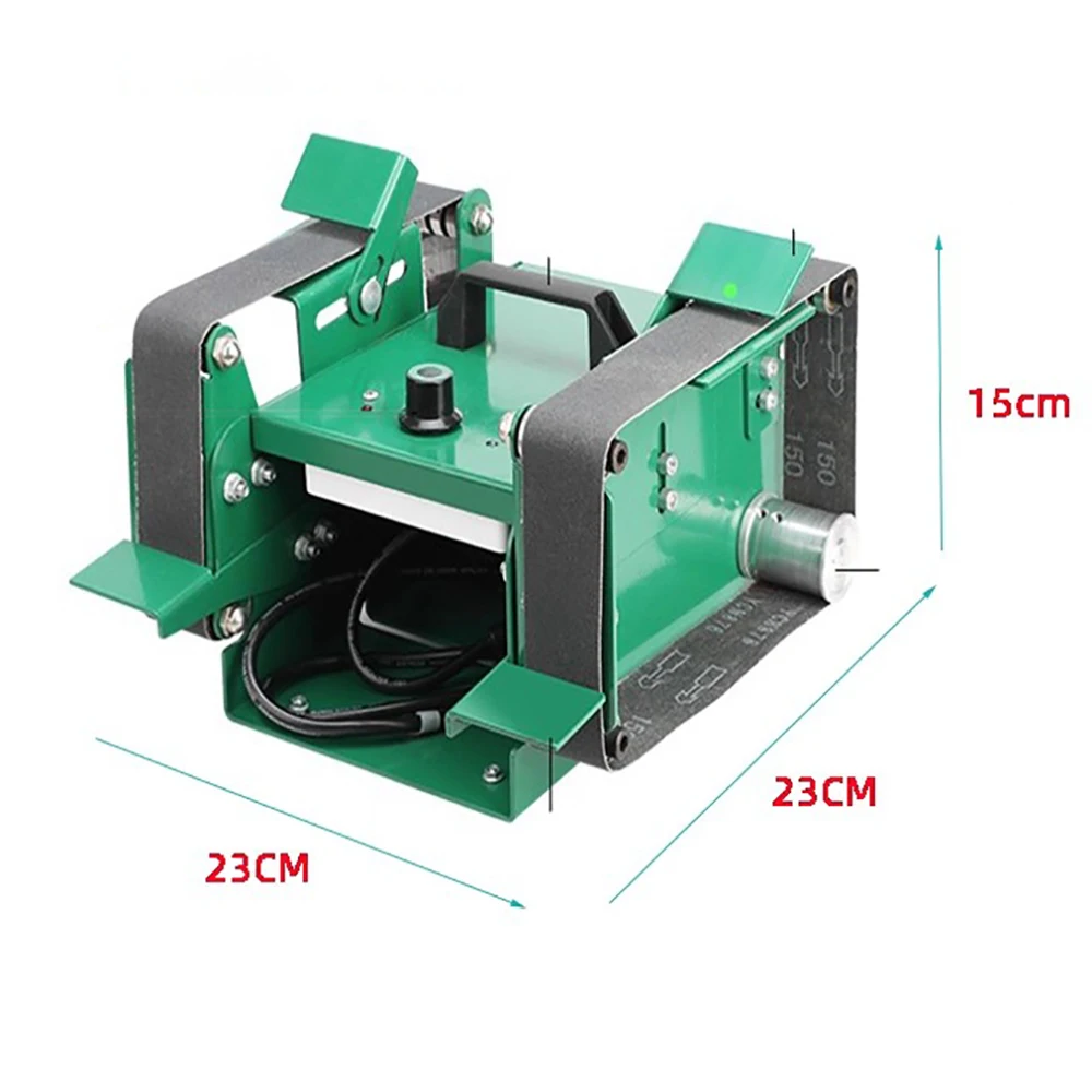Desktop Multi-Function Electric Belt Sander – AC 220V High-Power Dual-End Sharpening Polishing Grinder