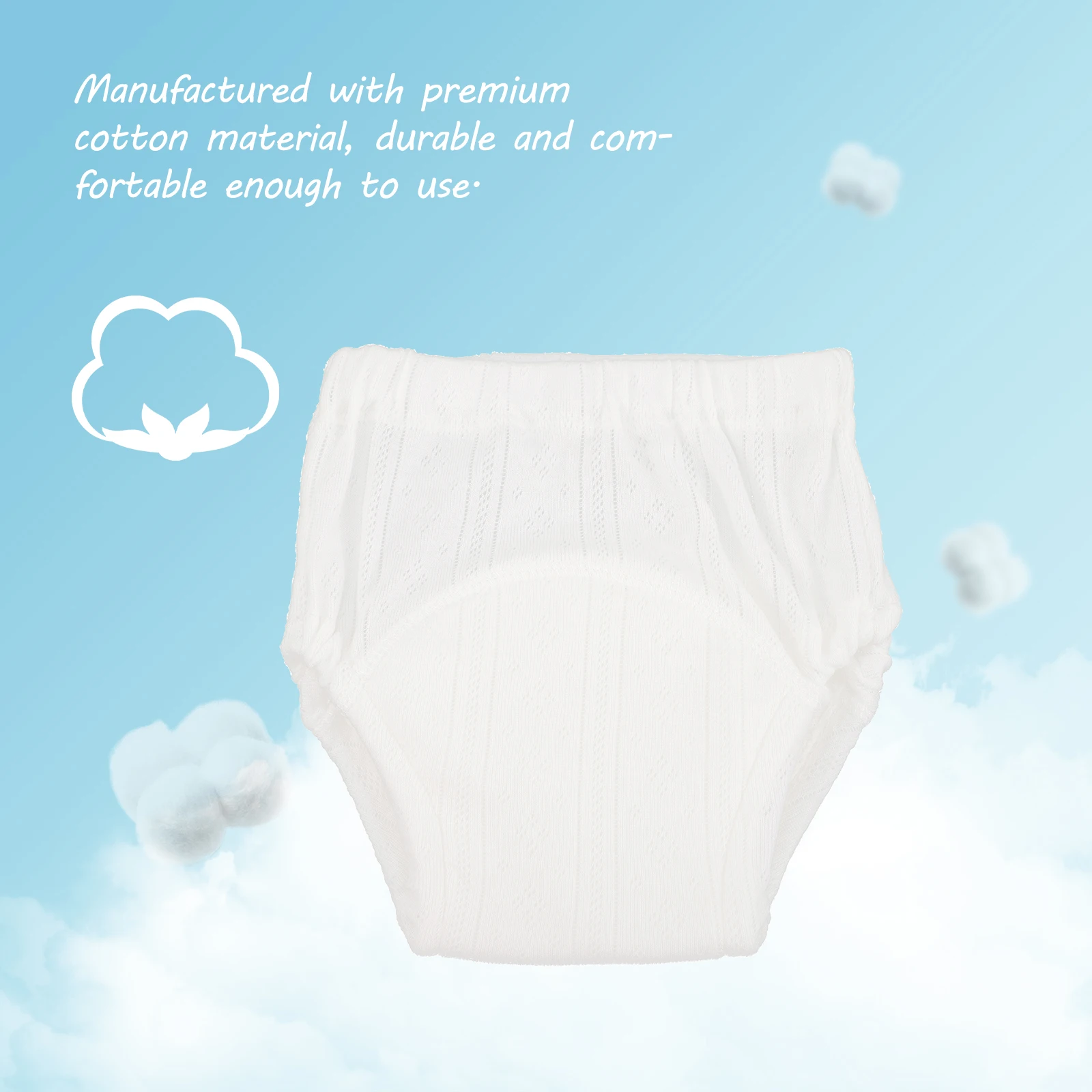 

5 Pcs Pull Pants Training Waterproof Cloth Reusable Underpants Cotton Potty Boy