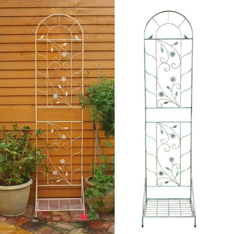 

Garden Fences For Climbing Plants Flower Pergola Metal Plant Trellis Plants Support Climbing Garden Trellis