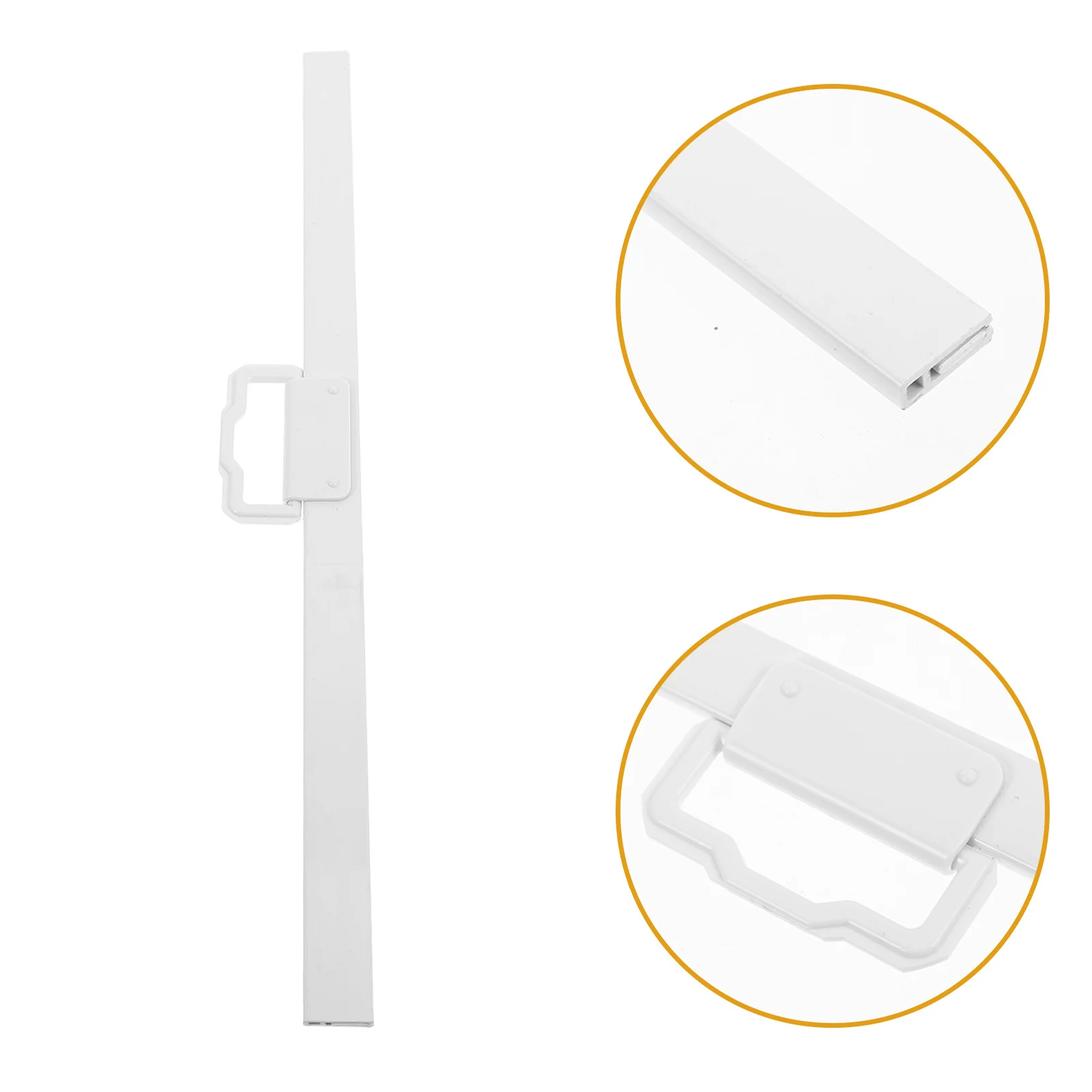 

Transparent Roller Blind Pull Handle 40cm Non-Slip Lightweight Cordless Blinds Lifting Clamp Grips for Refrigerator Freezer