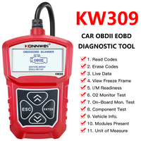 Professional KONNWEI KW309 OBD2 Scanner Fault Code Reader OBD Repair Diagnostics Tools ELM327 Car Engine Diagnostic-Scanner