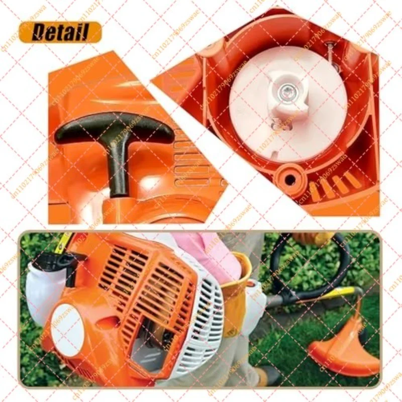 Grass Trimmer Recoil Starter Assembly Pull Start Replacement Parts Accessory