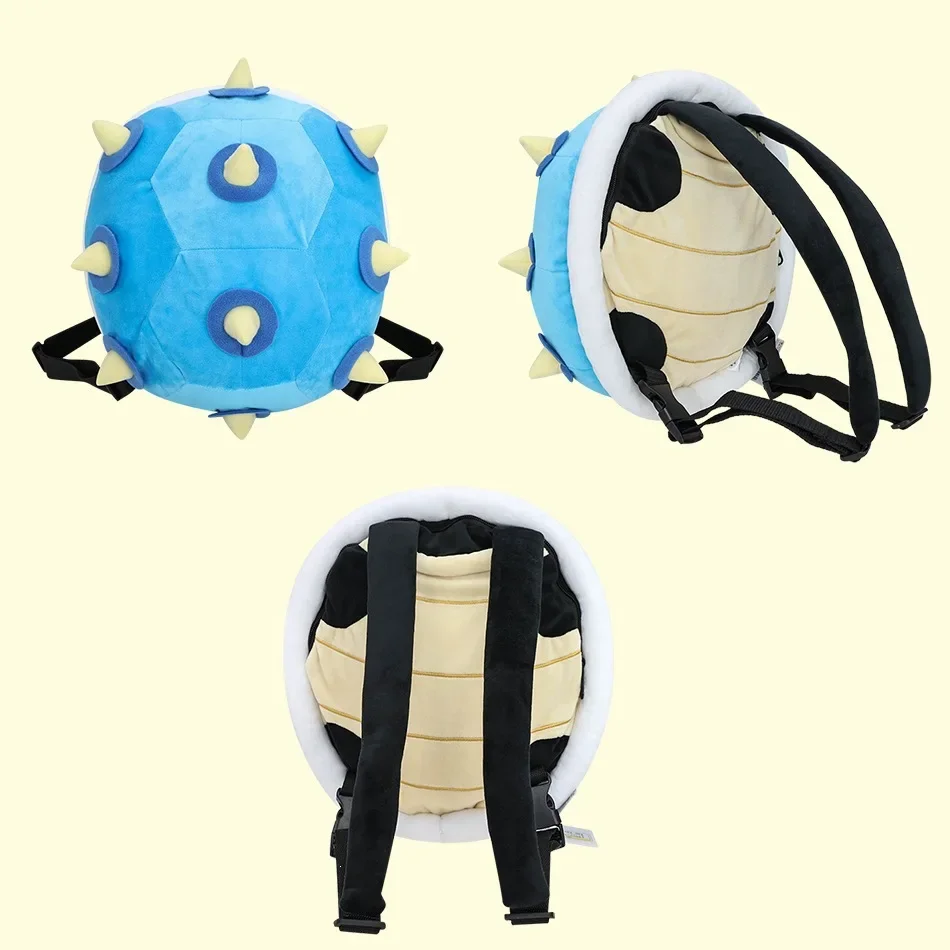 Anime Koopa Troopa Bowser Lemmy Ludwig Plüsch-Rucksack Schildkröten-Schale Gefüllte Plüschtiere Cartoon-Schultaschen Halloween-Deko-Geschenk – Detail 7