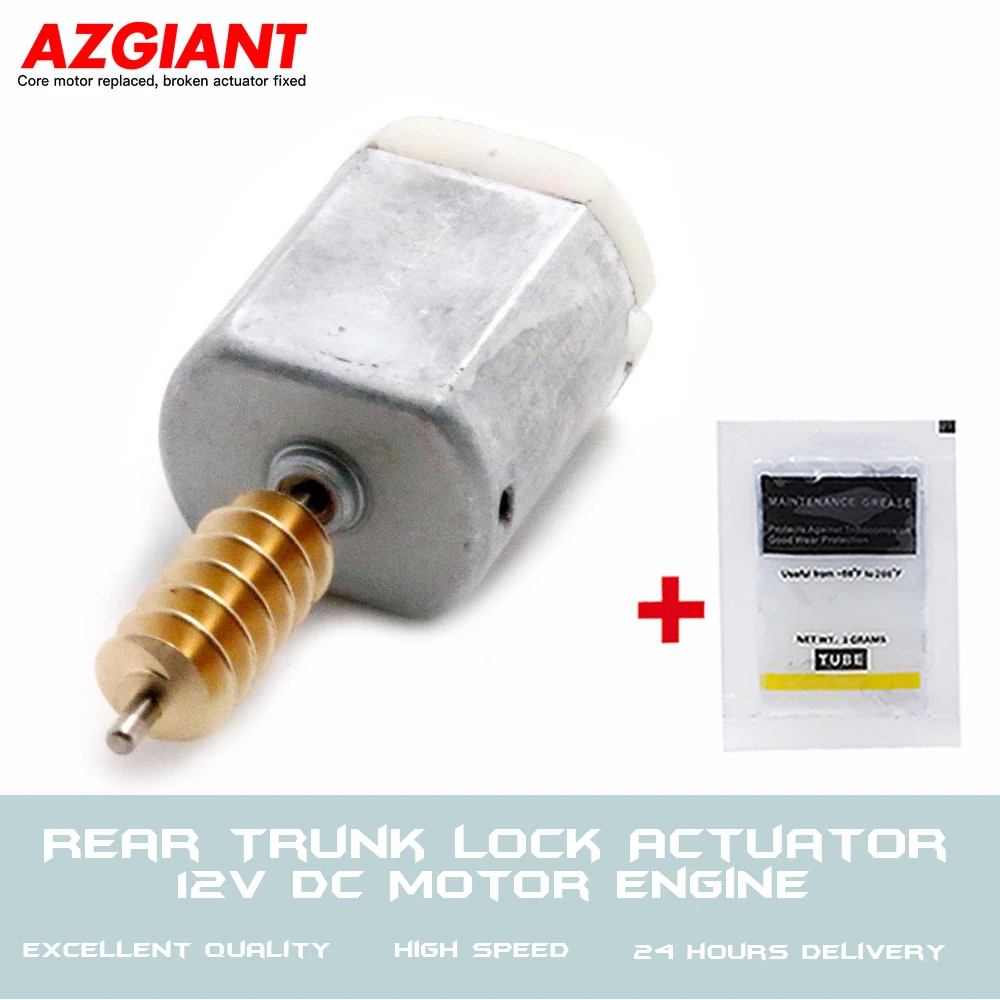 

AZGIANT For 2004-2010 Vauxhall Astra Rear Trunk Lock Actuator Assembly 12V DC Motor Engine