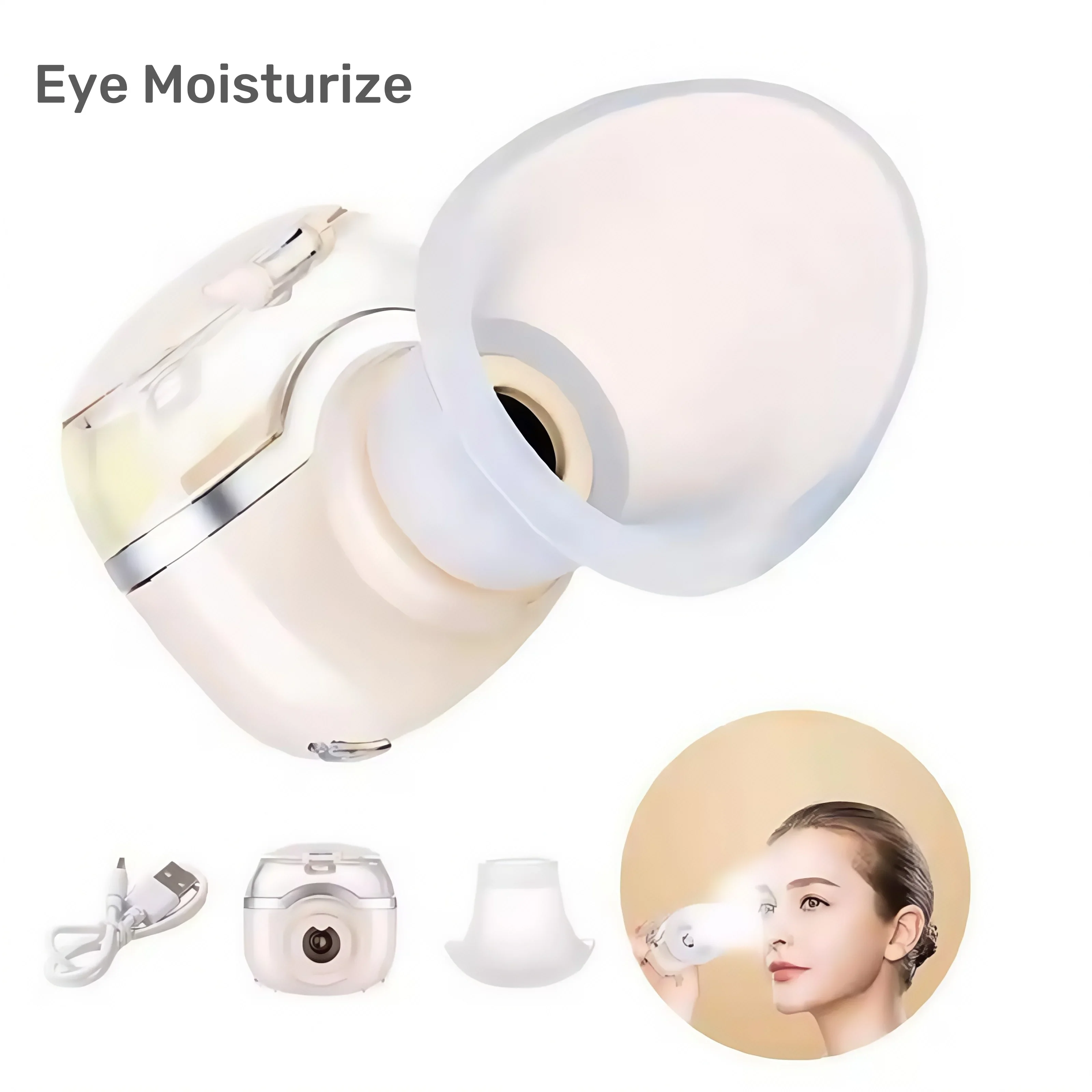 

Hot And Cold Double Compress Eye Moisturize for Relaxation Dry Steaming Eye Atomizer Rechargeable Fumigation Health Care