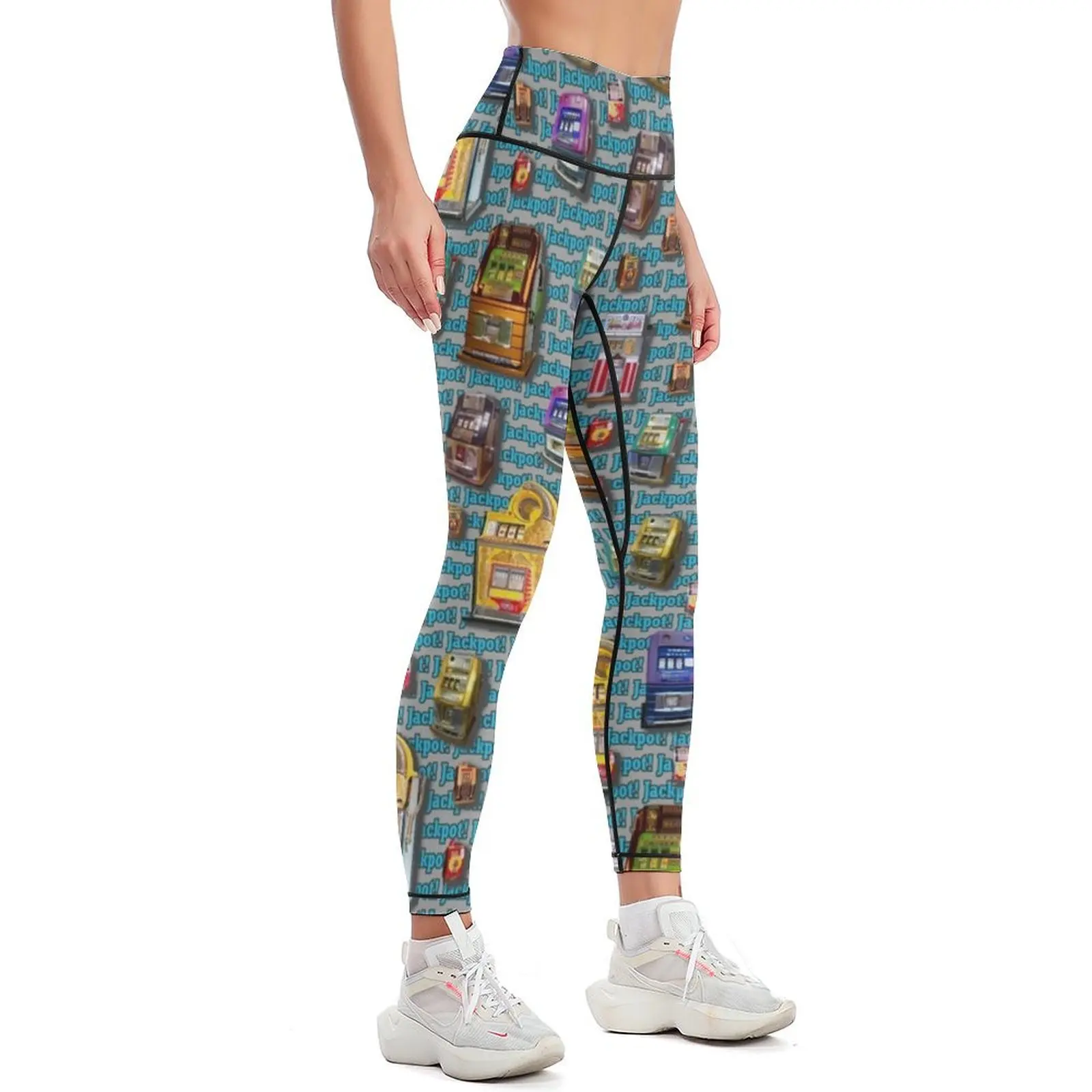 Dean's Slot Machines ~ Jackpot! Leggings Clothing fitness Women's pants jogging pants Sweatpants Womens Leggings