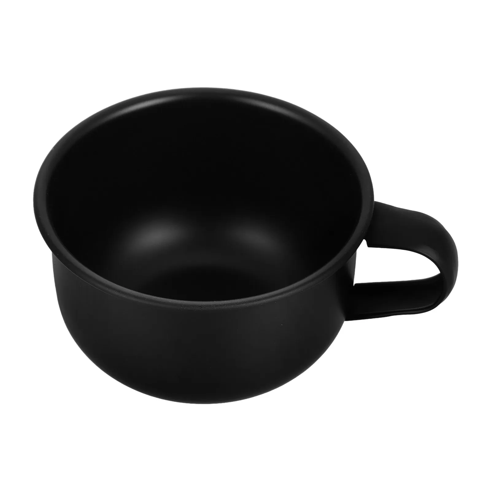 

Compact Shaving Soap Bowl with Handle Alloy Metal Mug for Men Efficient Lather Mixing Suitable for Shaving and Skincare Tasks