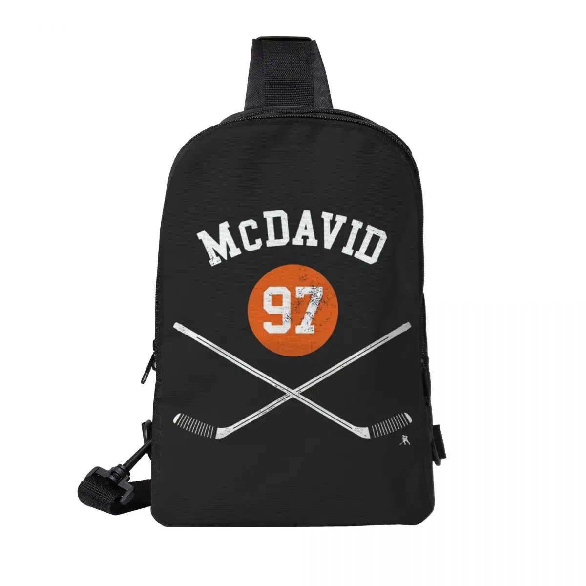 

Connor McDavid 97 For Edmonton Oilers Fans Chest Bag Men Sling Crossbody Backpack Chest Bag Hiking Daypack Shoulder Bag