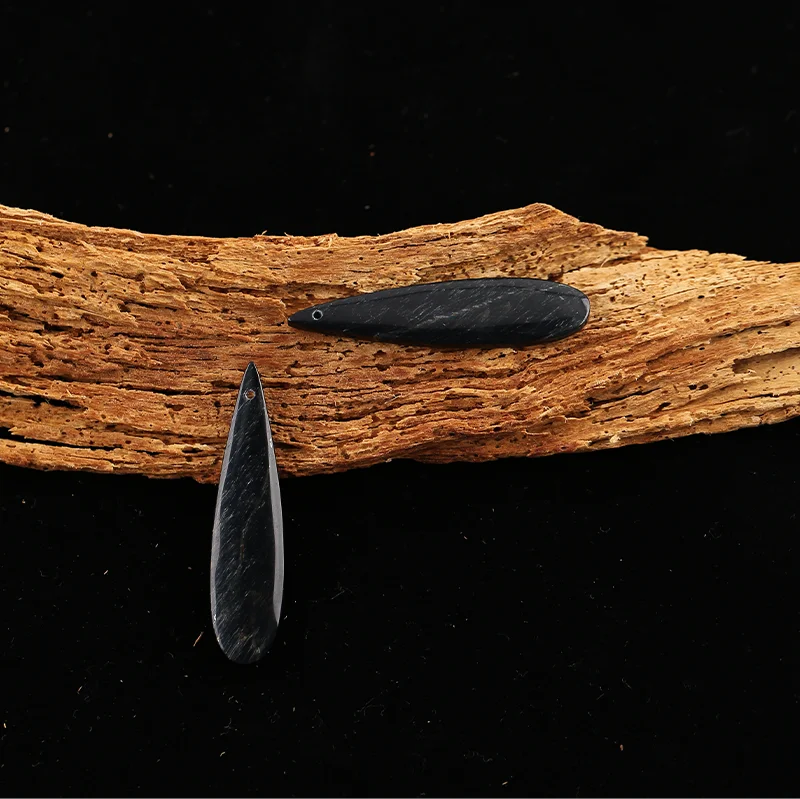 B&F Blue Tiger-Eye  Earring Beads for Jewelry Making, Handmade Natural stones beads, Stones for jewelry Making Supplies