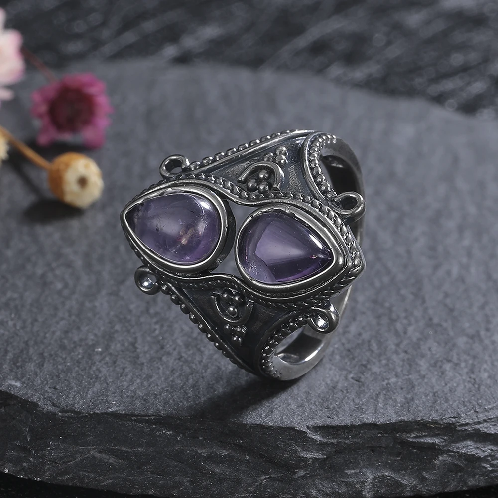 Women's S925 Silver Vintage Ring