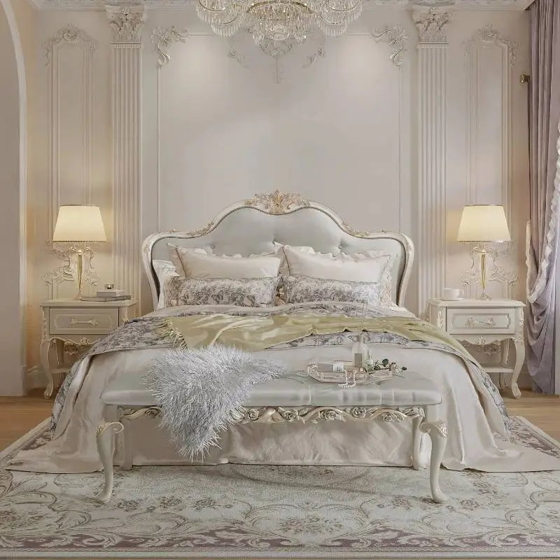 Decor Cheap European Double Bed Elegant Soft Adults Luxury European Double Bed Japanese Modern Cama Box Casal Bedrooms Furniture