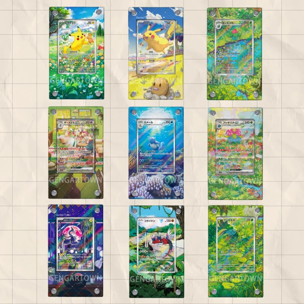 

Для аниме Pokemon Ptcg Charizard Charmander Bulbasaur Squirtle Venusaur Koraidon Miraidon акриловая картина расширенная карта кирпич