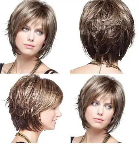 Fashion Sexy Short Women's Cover Bang Styling Cool Wig