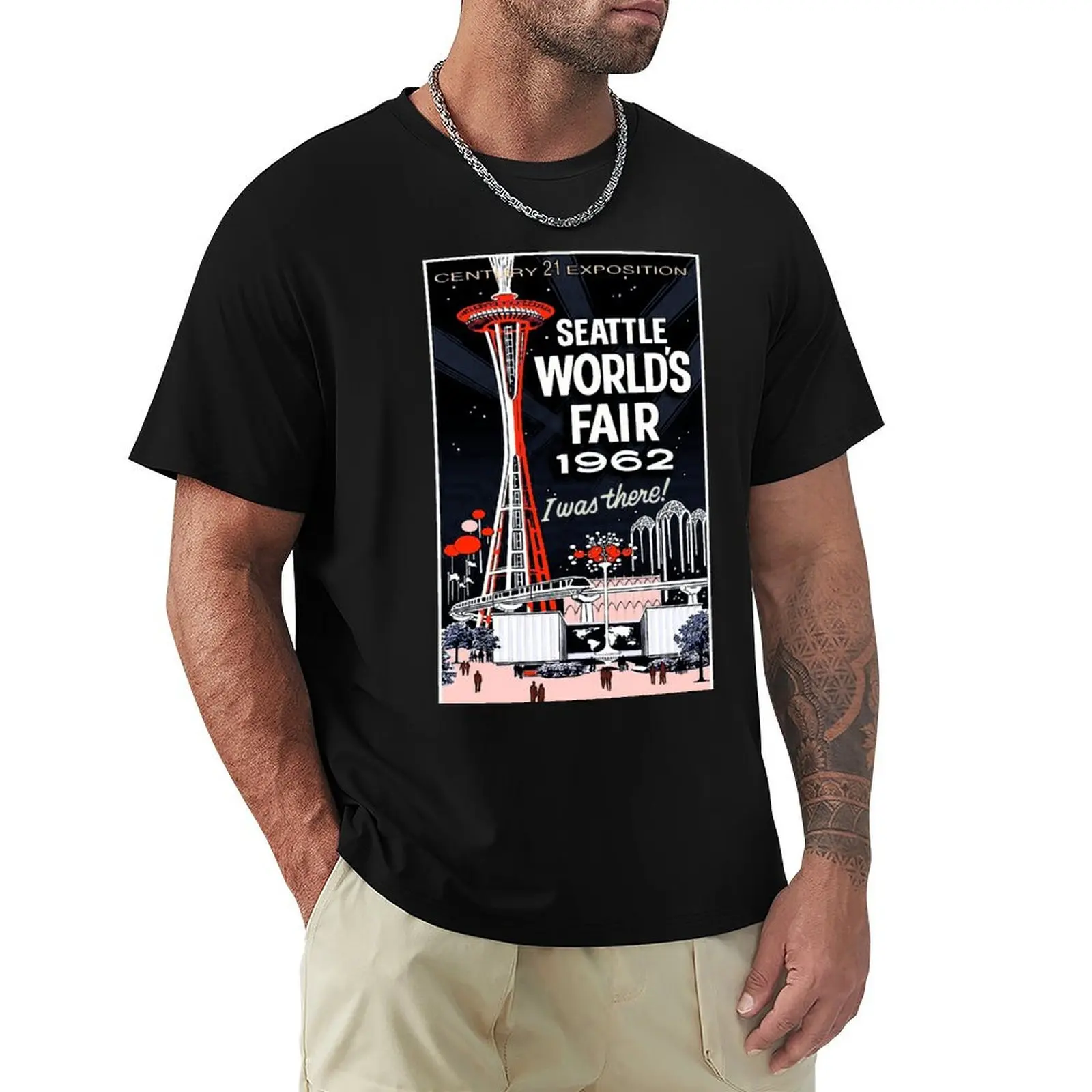 Century 21 Exposition 1962 RETRO T-Shirt cotton t shirt pack T-Shirt