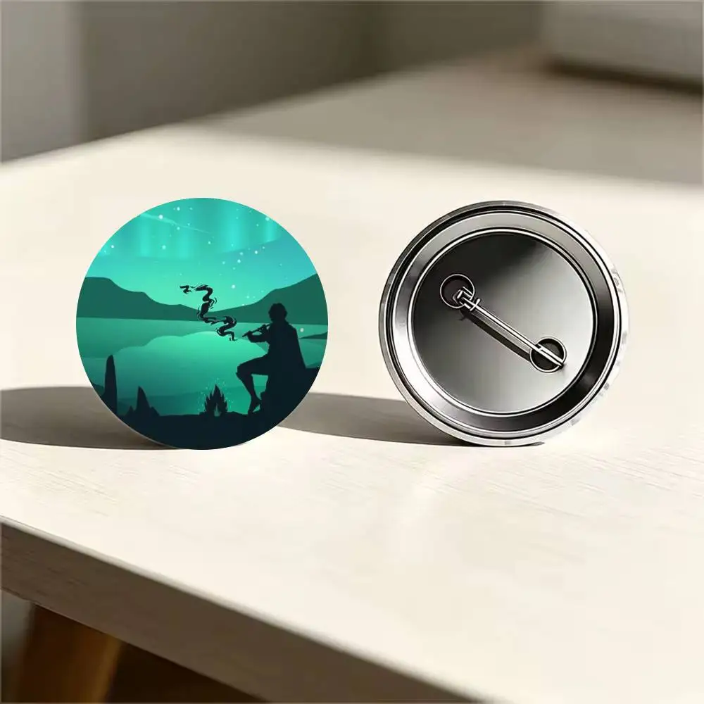 The Stormlight Archive Knights Badges 25 32 44 58 75 mm Round Cosplay Pin Bag Decor Fans Collect Friends Gifts Brooch Souv