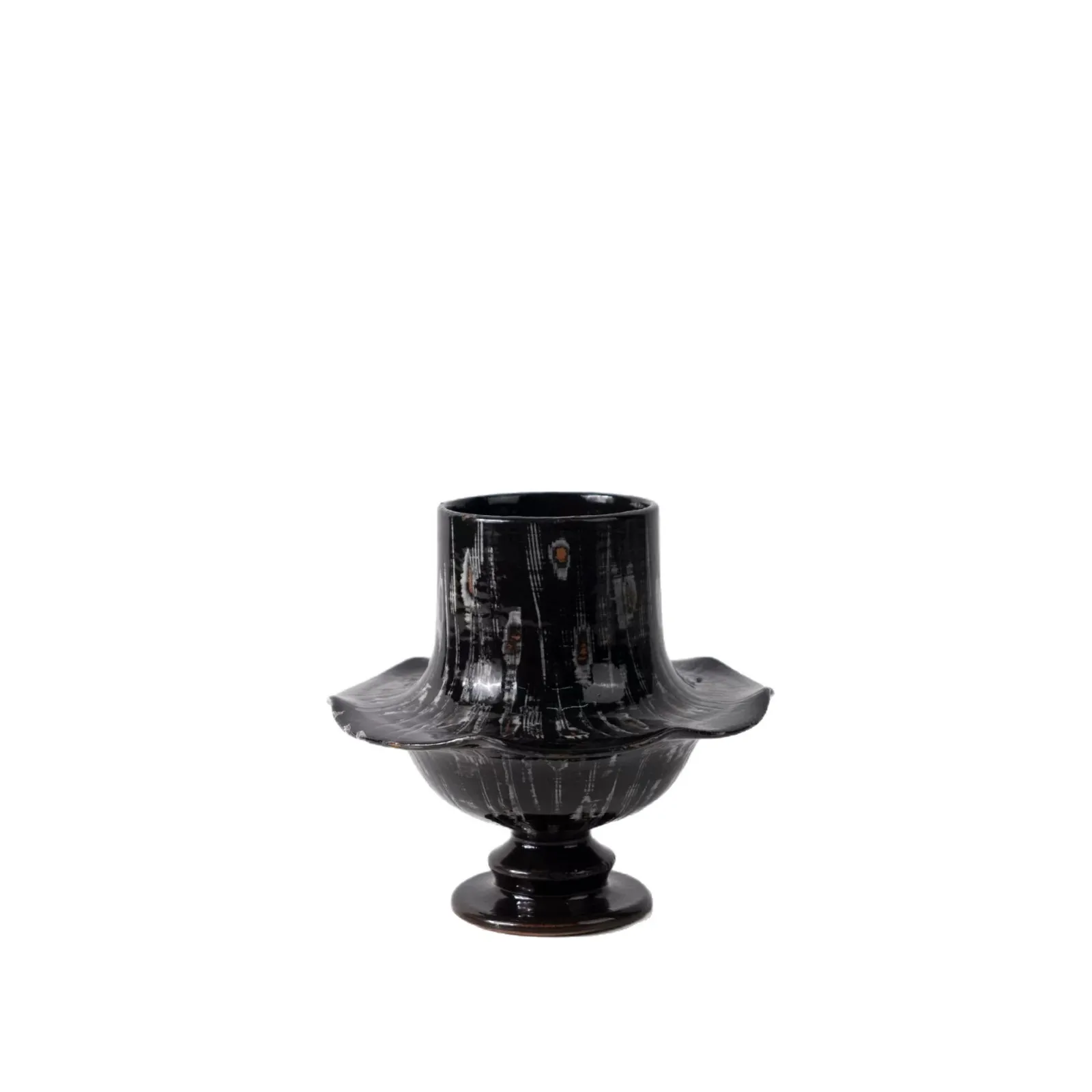 Flower Ware Advanced Sense Retro Creative Decoration Flower Ware Ornament French Medieval Texture Vase Home Decoration Ornament