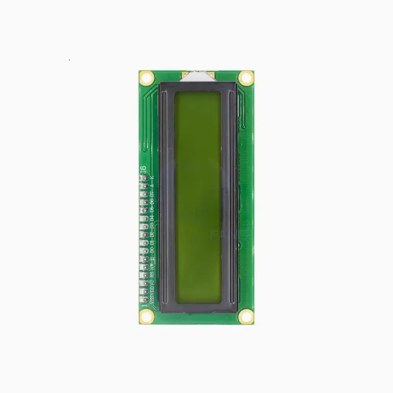 Écran LCD bleu/jaune vert 1602A IIC/I2C, 5V, avec module d'affichage rétro-éclairé, 1 pièce