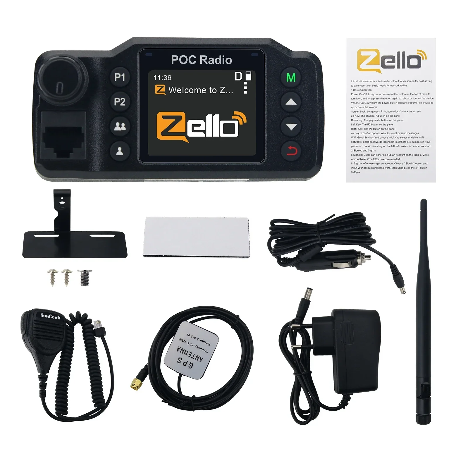 Best sell HamGeek HG-8900 Plus Zello Mobile Radio 5000KM National 2G/3G/4G for Android Version