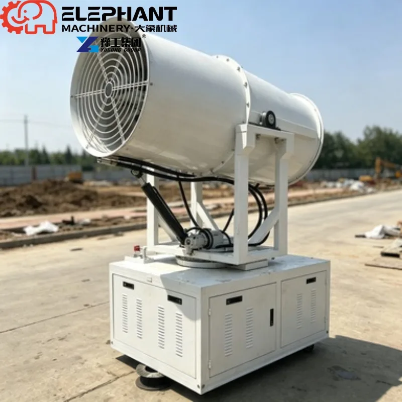 Fog Cannon Machine 80m High‑Pressure Water Mist Sprayer For Large‑scale Construction Project Dust Control