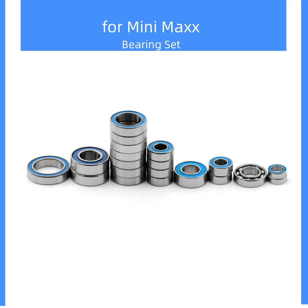 

Full Bearing Set for Mini Maxx Upgrade Rubber Cover Dustproof Waterproof Bearing RC Car Accessories