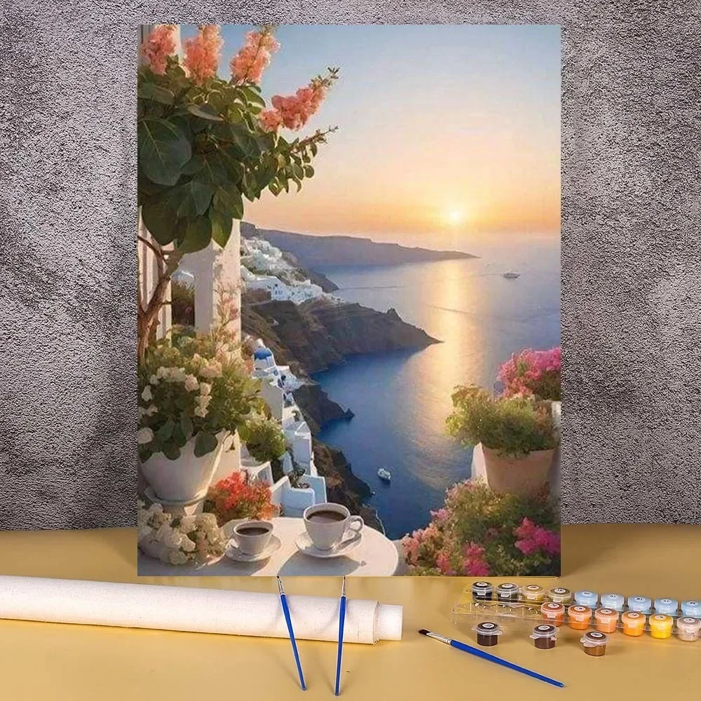 Frameless Oil Paint…